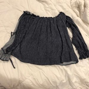 american eagle off the shoulder top
